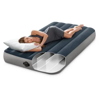 Intex dušek na naduvavanje Twin Dura-Beam Single-High Airbed W/ 2-Step Pump 64781-3